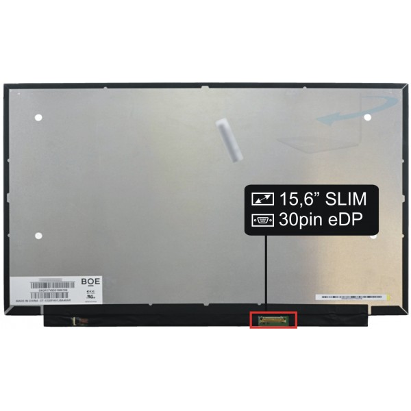 Laptop Bildschirm Asus ExpertBook B1500CEPE LCD Display 15,6“ 30Pin eDP FHD LED Slim IPS NanoEdge - Matt