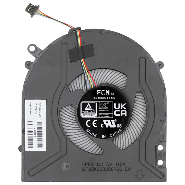 Laptop-Lüfter/Kühler Kompatibilní HP M45024-001