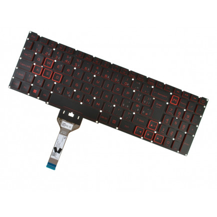 Acer Aspire AN517-41 Laptop Tastatur, ohne Rahmen, schwarz CZ/SK, mit Hintergrundbeleuchtung