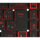 Acer Aspire AN517-41 Laptop Tastatur, ohne Rahmen, schwarz CZ/SK, mit Hintergrundbeleuchtung