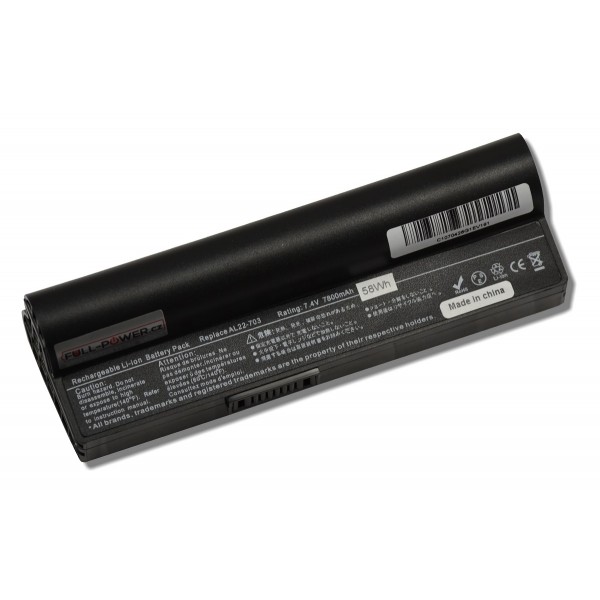 Batterie für Notebook Asus kompatibilní AL22-703 7800mAh Li-Ion 7,4V SAMSUNG-Zellen