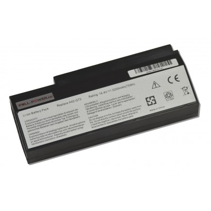 Batterie für Notebook Asus G73JW 5200mAh Li-Ion 14,8V SAMSUNG-Zellen
