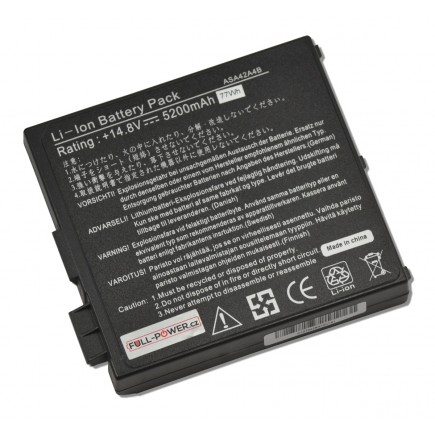 Batterie für Notebook Asus A4K 5200mAh Li-Ion 14,8V SAMSUNG-Zellen