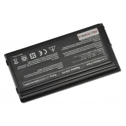 Batterie für Notebook Asus F5VL 5200mAh Li-Ion 11,1V SAMSUNG-Zellen