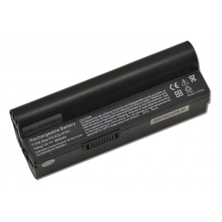 Batterie für Notebook Asus Eee PC 702 6600mAh Li-ion 7,4V