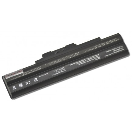 Batterie für Notebook Sony Vaio VGN-NW235D/W 5200mAh Li-Ion 11,1V SAMSUNG-Zellen
