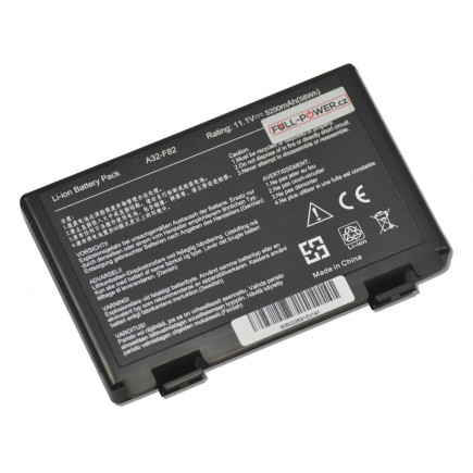 Batterie für Notebook Asus Kompatibilní A32-F82 5200mAh Li-Ion 11,1V SAMSUNG-Zellen