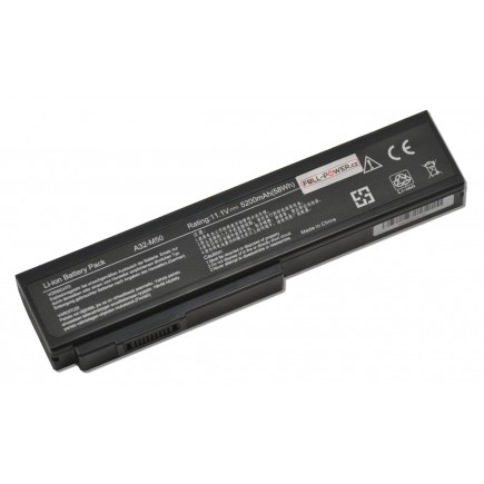 Batterie für Notebook Asus N61Vg 5200mAh Li-Ion 11,1V  SAMSUNG-Zellen